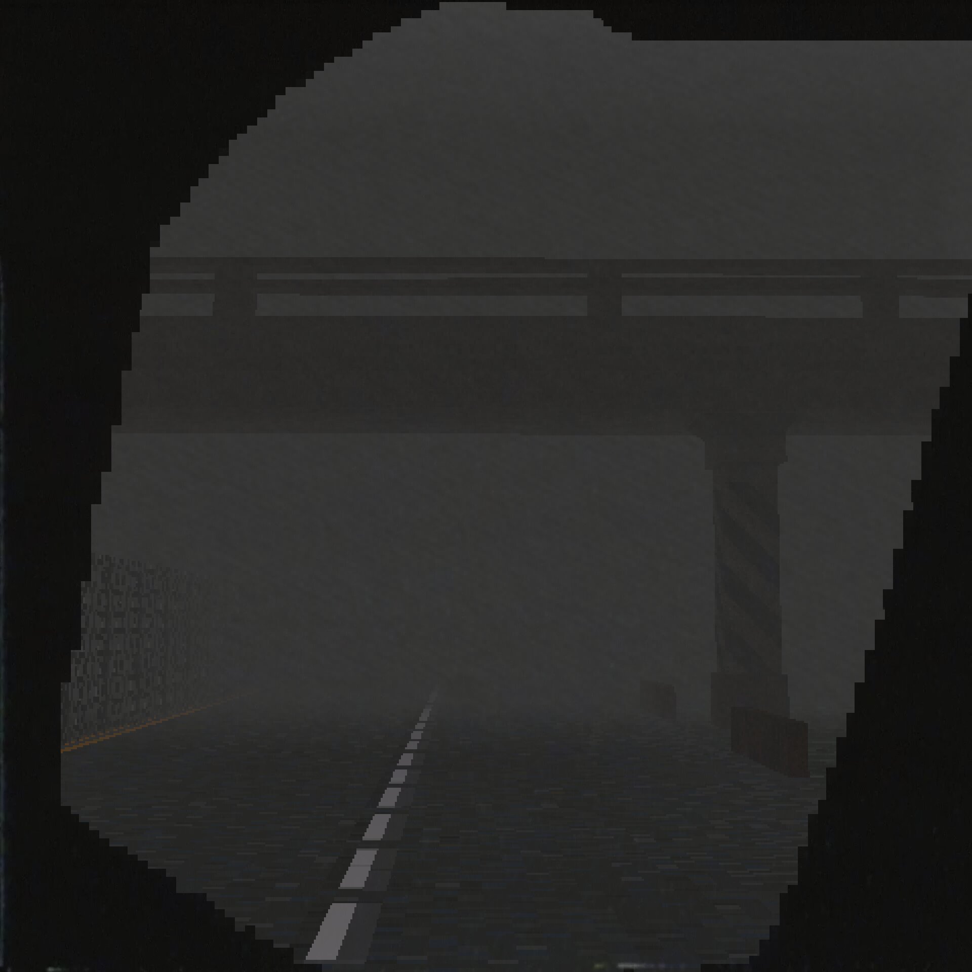 foggy road